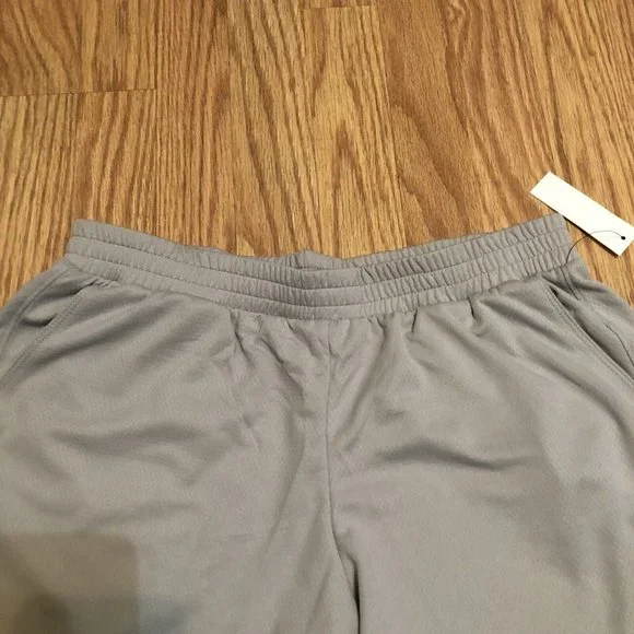 Athletic Works youth girls size xl plus (14-16) Core shorts Grey elastic wasit - Picture 3 of 7